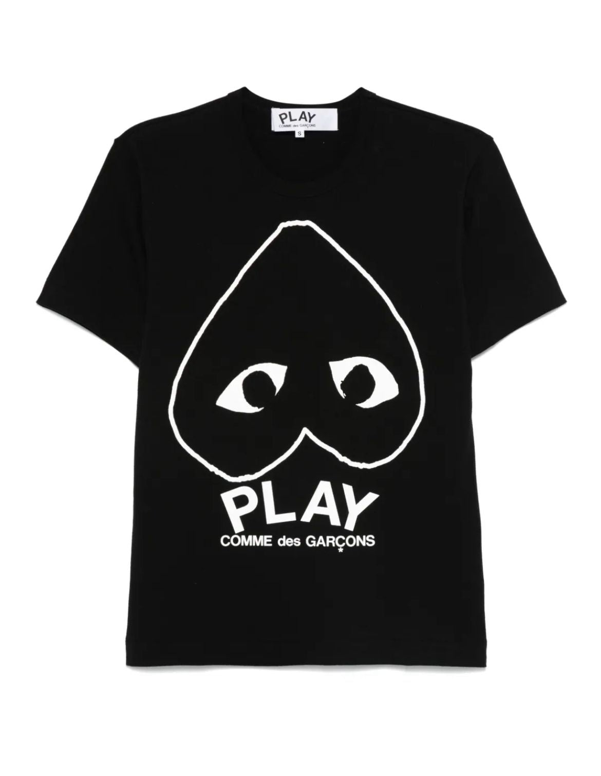 Camiseta "White Outline" Black CDG